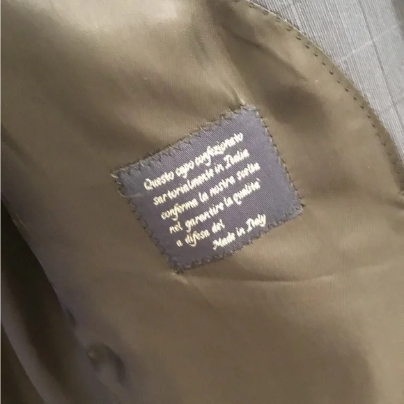 Men’s Sophisticated Charcoal Suit 44L - Picture 9 of 11